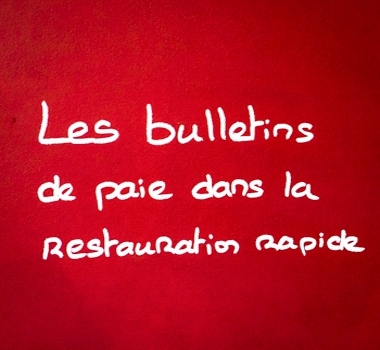 bulletins,paie,restauration rapide